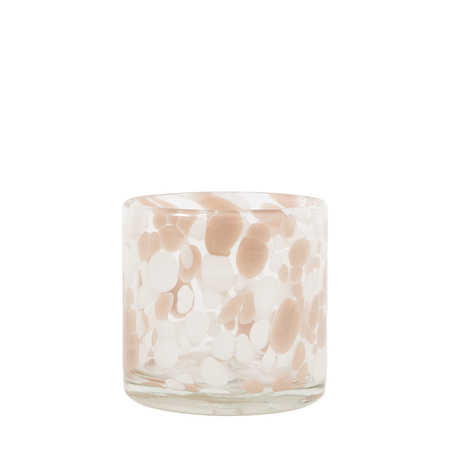 Confetti Candle Holder Taupe Small