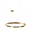 Lampa wisząca CIRCLE 120 cm - LED, ring mosiądz szczotkowany