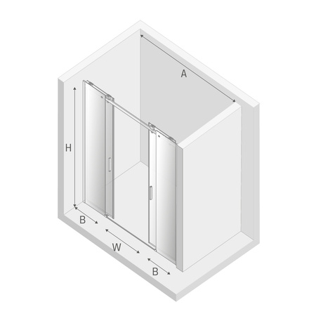 DRZWI WNĘKOWE SOFTI   150x200 CZYSTE 8mm ACTIVE SHIELD