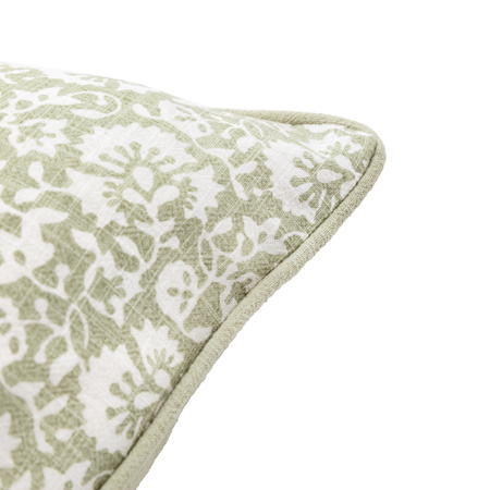 Morley Floral Cushion Sage 450x450mm