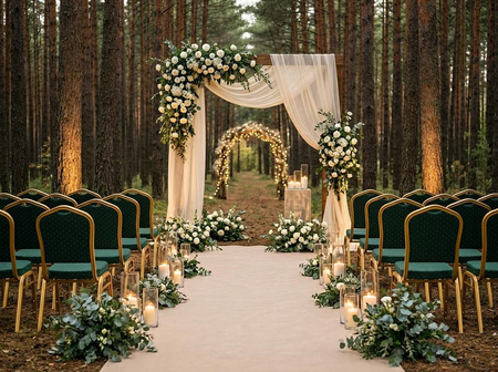 Krzesło bankietowe / konferencyjne        HEKATE zielone