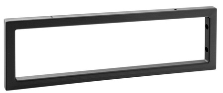 Wspornik 490x150x20mm, stal malowana, czarny mat