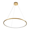 Lampa wisząca CIRCLE SLIM 80 cm - LED, ring złoty