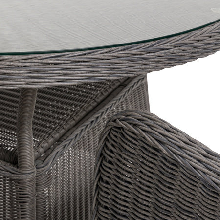 Ascot 4 Seater Round Dining Set