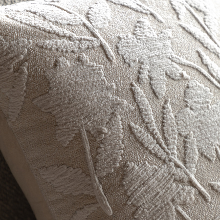 Ewen Floral Cushion Taupe 450x450mm