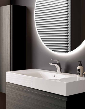 DES Umywalka podwiesz.nablat.81x46cm z otworem