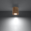 Plafon ORBIS naturalne drewno