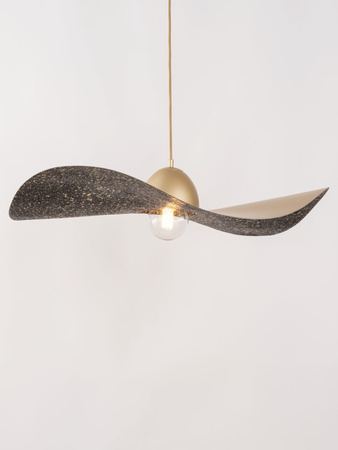 KAPELLO L złoty/czarny nakrapiany ? 76cm lampa wisząca