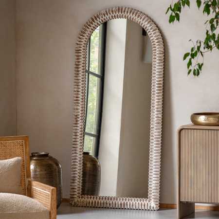 Pimlico Arch Leaner White Wash 770x1700mm