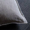 Windsor Woven Stripe Cushion Ink Blue 450x450mm