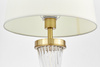LAMPA NOCNA GLAMOUR BIAŁO-MOSIĘŻNA VILLANOVA
