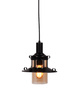 LAMPA WISZĄCA INDUSTRIALNA LOFT CZARNA CAPRI W1