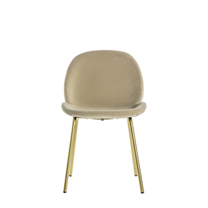 Krzesło Flanagan Oatmeal Velvet (2 szt.)