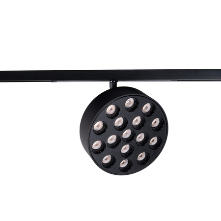 MAXLIGHT N0012N raster 16W Czarny okrągły 3000K On-Off- MICRO11