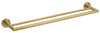 X-ROUND GOLD wieszak na ręczniki podwójny 600mm, złoto mat