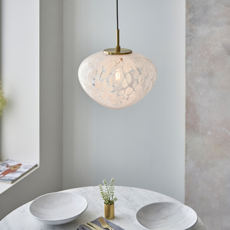 Mali 1 Pendant Light Satin Brass