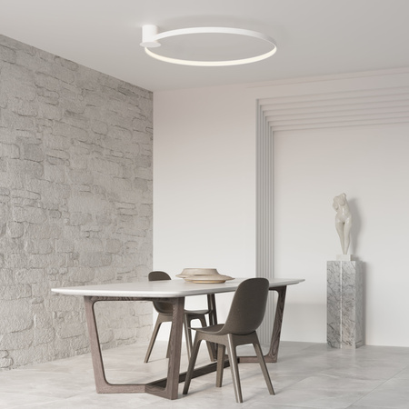 Plafon RIO 55 biały LED 4000K