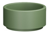 OKE umywalka ceramiczna nablatowa, Ø 30 cm, verde mat