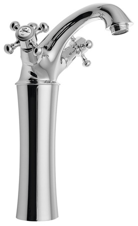 ANTEA bateria umywalkowa wysoka z odpływem, wysokość 245mm, chrom