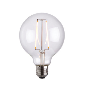E27 LED Filament Globe 135x95mm Clear 2W