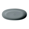 SHELL M+ wanna wolnostojąca z przelewem, 160 x 75 cm, ash grey mat