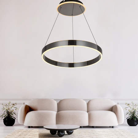 6072-205 Lampa wisząca MARLING czarny chrom