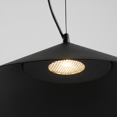 Lampa wisząca FINT czarna LED 3000K