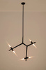 MOOSEE lampa wisząca CANDELABR 6 czarna