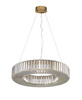 Lampa wisząca CRISTAL 60 cm -  LED, żyrandol kryształowy, złoty