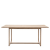 Craft Dining Table Smoked 1800x950x750mm