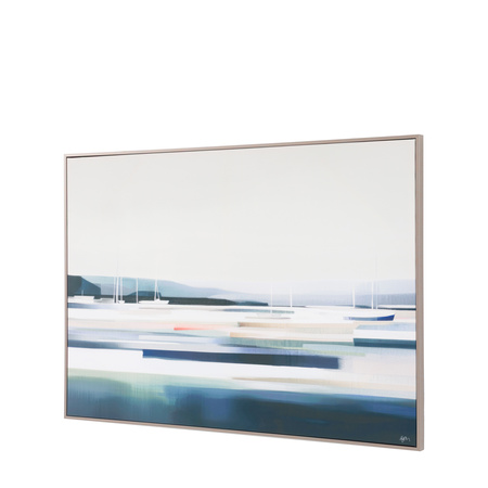 Ebb & Flow Framed Canvas 860x22x1200mm