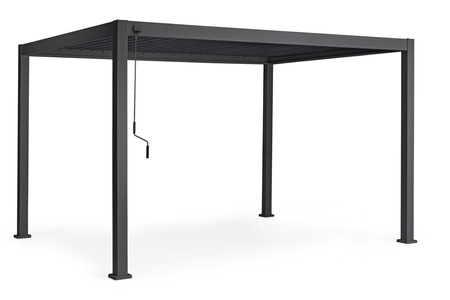 Pergola ogrodowa BIZZOTTO OCEAN 3X4 – antracytowy