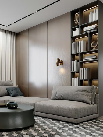 MOOSEE lampa ścienna SPOT złota