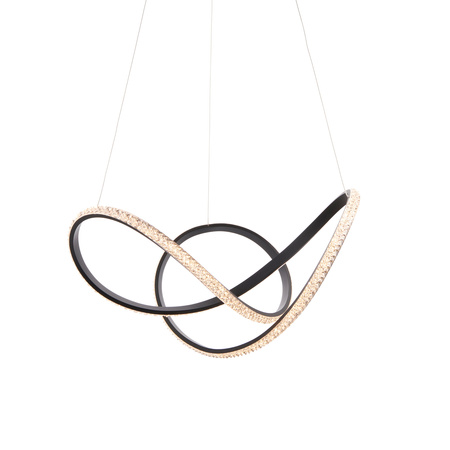 Francisca 1 Pendant Light Textured Black