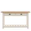 Eton 2 Drawer Console White 1400x380x800mm