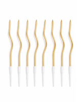 Zestaw 36 świeczek SHP TWIST złoty