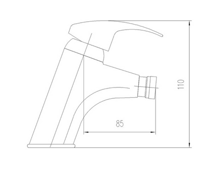 KASIOPEA bateria bidetowa, chrom