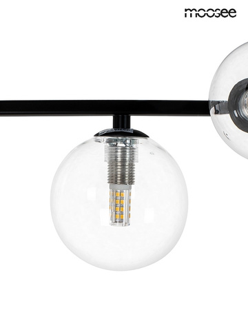 MOOSEE lampa wisząca ALURE LINE TWIN 90 czarna