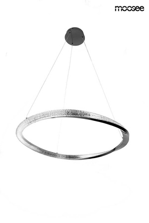 MOOSEE lampa wisząca ANILLO 80 czarny     chrom