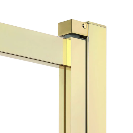Parawan nawannowy SENSI LIGHT GOLD 1D U 85x150 szkło czyste 5mm Active Shield 2.0