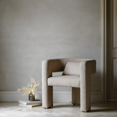 Arezzo Armchair Taupe 690x650x715mm
