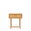 Craft 1 Drawer Bedside Natural 500x400x550mm
