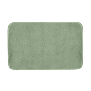 FUZZY dywanik lazienkowy, 60x100cm, 100% polyester, antypoślizgowa, zielony