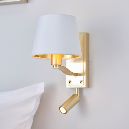 Harvey Wall Light Brushed Gold 285mm