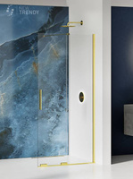 KABINA SMART LIGHT GOLD WALK-IN  100x200 CZYSTE 8mm ACTIVE SHIELD