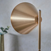 Cape Floor Light Antique Brass