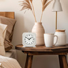 Finch Alarm Clock Snowberry White 5in
