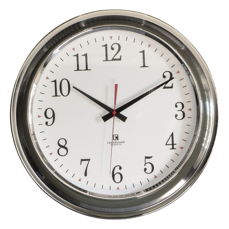 Winston Clock Chrome 410x80x410mm