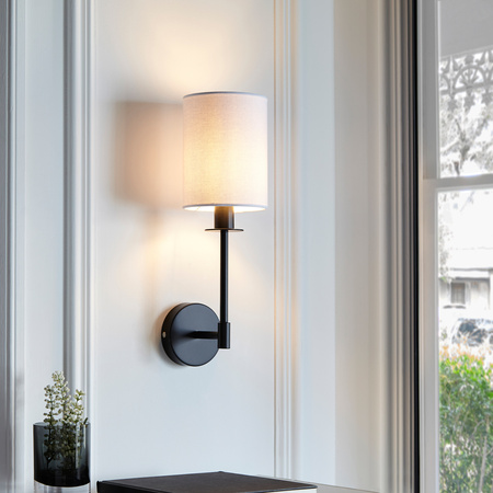 Sancerre 1 Wall Light Matt Black