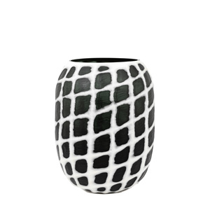 Valencia Handblown Carved Mono Glass Vase 480mm